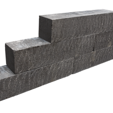 Blockstone Small 12x12x60 cm Black