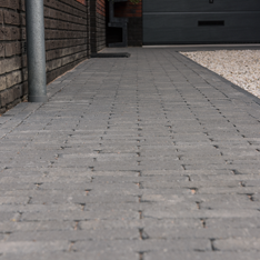 Cobblestone waalformaat 7cm zwart