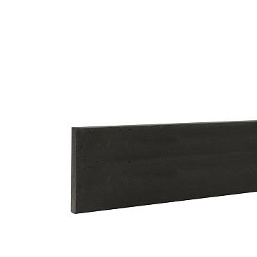 Betonplaat glad 24x3.5x224 cm, antraciet, gecoat