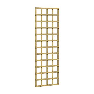 Vuren Trellis de Luxe, 60x180 cm, groen geïmpregneerd