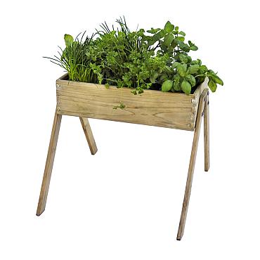 Minigarden junior grenen 45x53x60 cm (HxBxD), groen geïmpregneerd