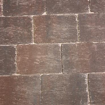 Abbeystones 20x30x6 cm gesmoord bruin met deklaag