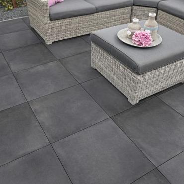 Cerasun Cemento Anthracite 60x60x4 cm