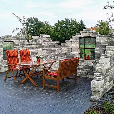 Ruine Combiwall Splitton Matterhorn 500x180 cm