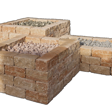 Combiwall Splitton Uno 30x15x12 cm Mont Blanc