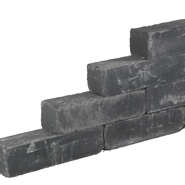 Blockstone 15x15x30 cm Black