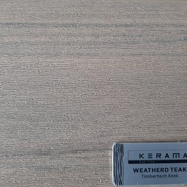 Timbertech azek weatherd teak grooved 140x25x3660 mm