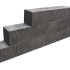 Blockstone Small 12x12x60 cm Black