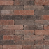 Cobblestone waalformaat 7cm rood gen.