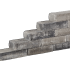 Pilestone line 40x15x10 cm Gothic