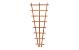 Hardhouten V-trellis 30-65x150 cm