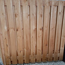 Tuinscherm Red Class 21 planks 180x180