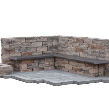 Combiwall Splitton Uno 30x15x12 cm Kilimanjaro