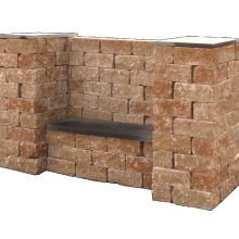 Combiwall Splitton Uno 30x15x12 cm Mont Blanc