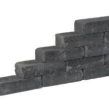 Pilestone line 40x15x10 cm Coal