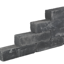 Blockstone 15x15x60 cm Black