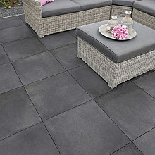 Cerasun Cemento Anthracite 40x80x4 cm