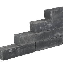 Blockstone 15x15x30 cm Black